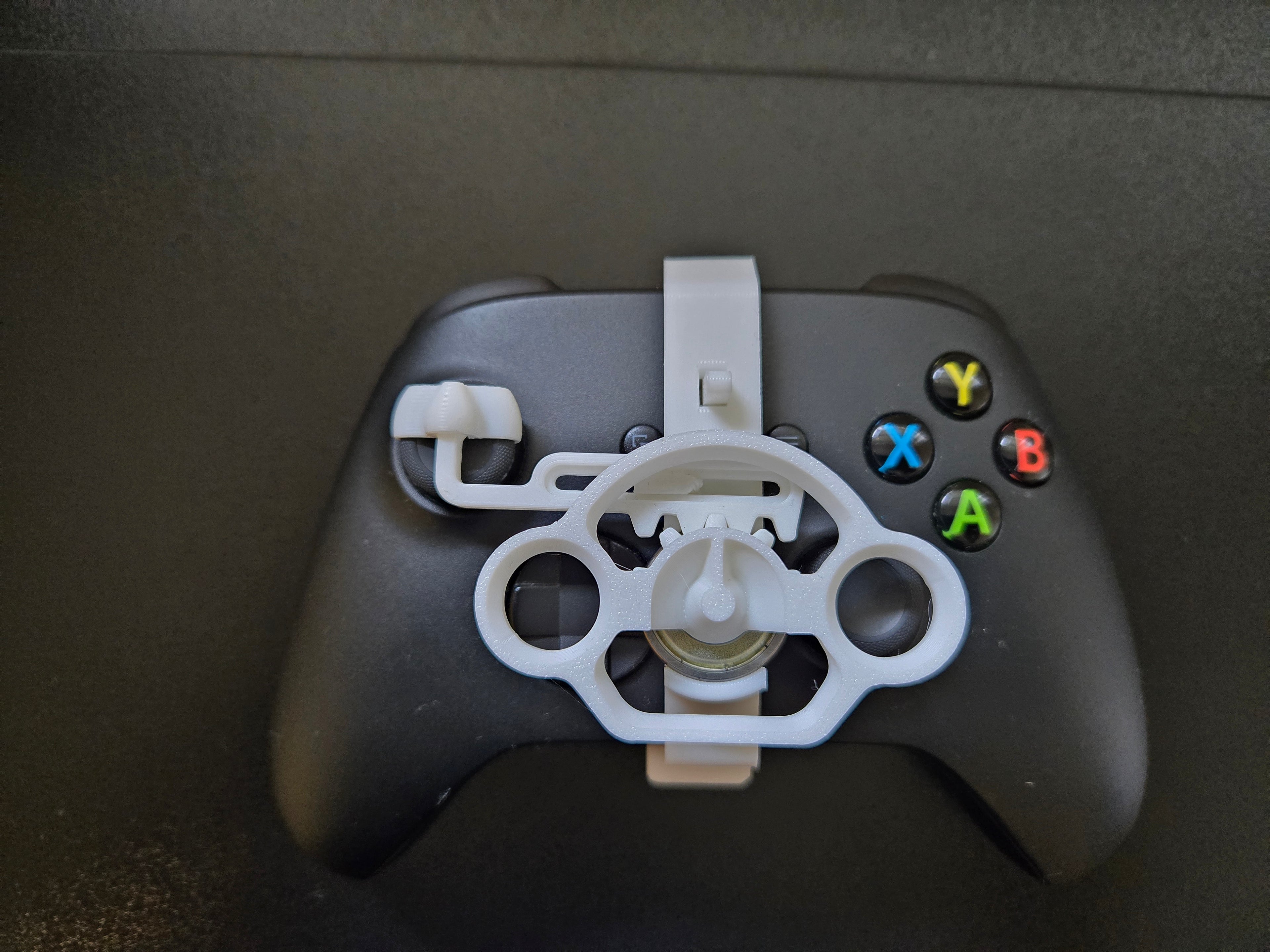Xbox controller steering wheel attachment